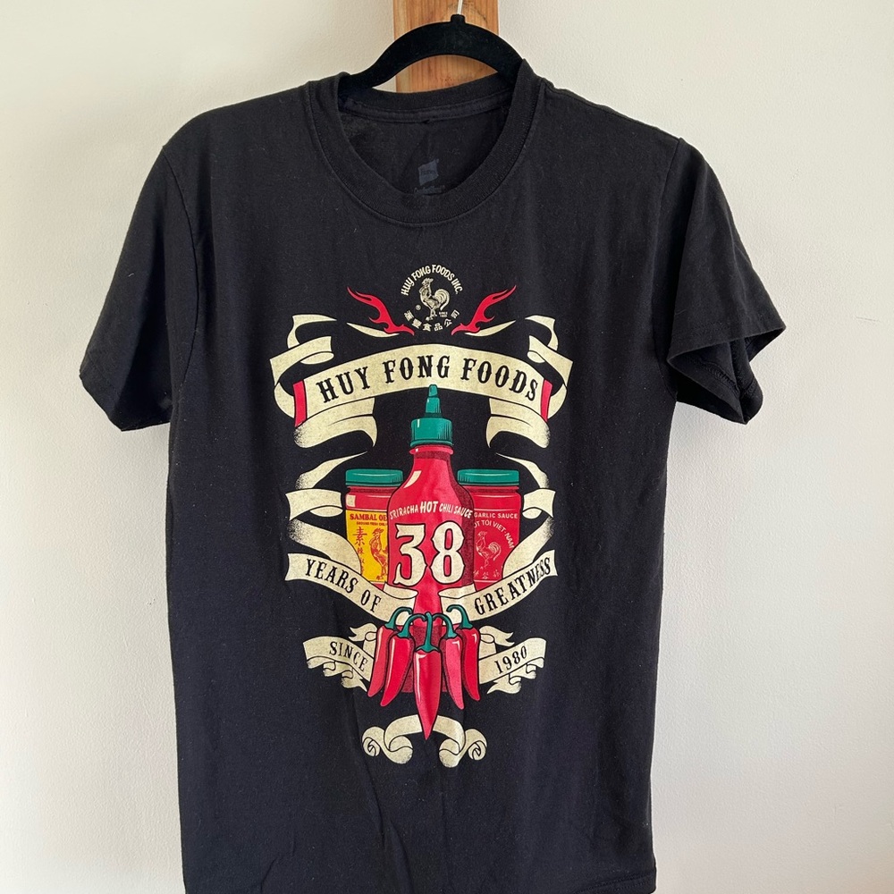 Hanes Black Huy Fong Foods Graphic Tee
